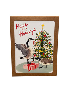 Boxed Set of Holiday Cards - Christmas Canadian Geese