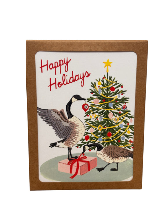 Boxed Set of Holiday Cards - Christmas Canadian Geese