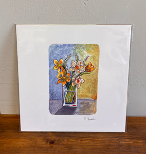 Daffodils Print 8x8"