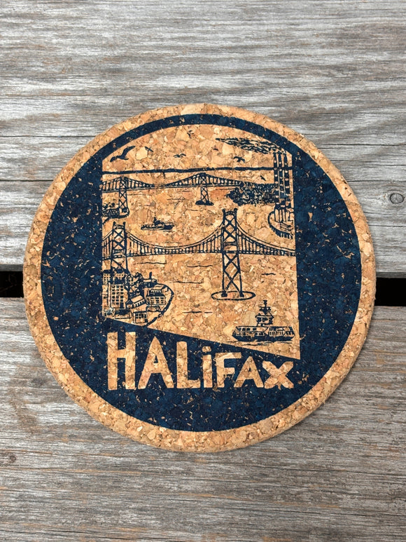 Cork Coaster - Halifax Bridges