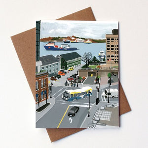 Halifax Harbour greeting card