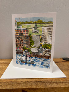 Halifax Waterfront Greeting Card