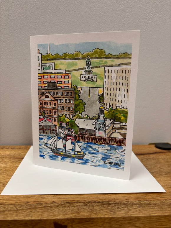 Halifax Waterfront Greeting Card
