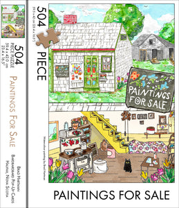 Paintings For Sale 504 Piece Puzzle