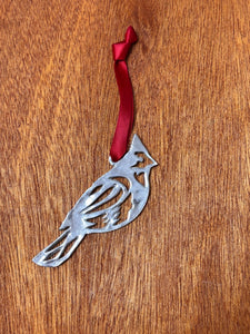 Pewter Cardinal Ornament