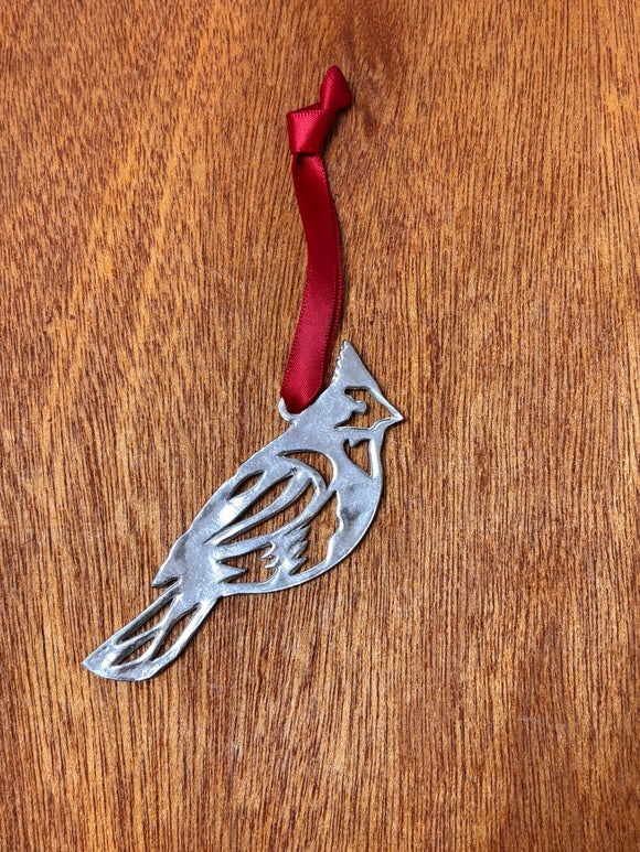 Pewter Cardinal Ornament