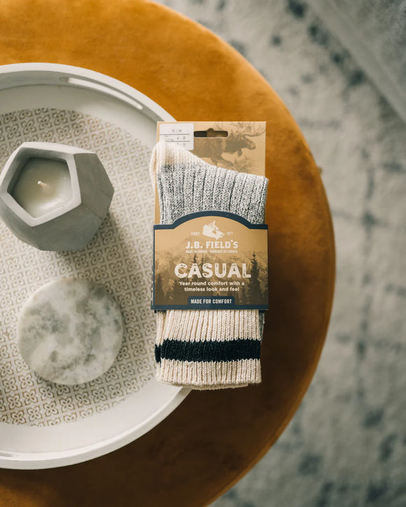 Casual Cotton Blend Cabin Sock