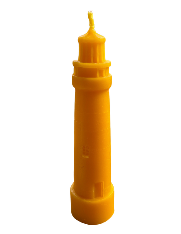 Lighthouse Beeswax Candle