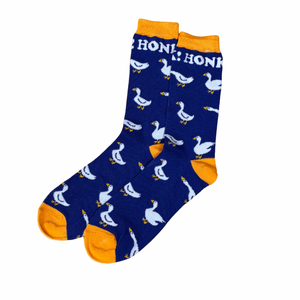 Honk! Dartmouth Geese Socks