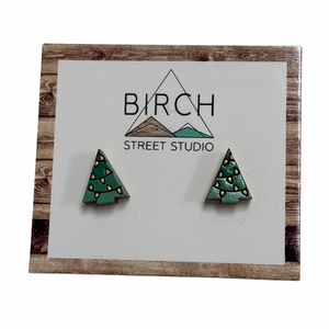 Christmas Tree Stud Earrings