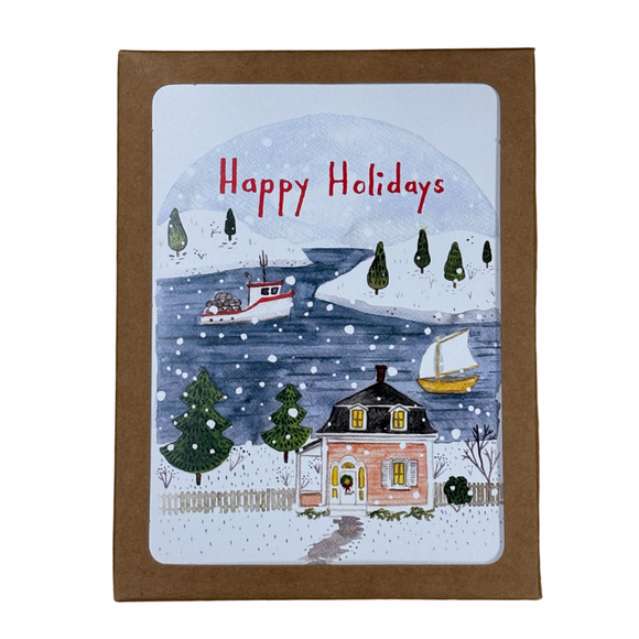 Boxed Set of Holiday Cards - Little Harbour