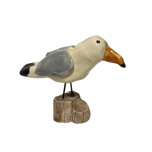 Ceramic Standing Seagull