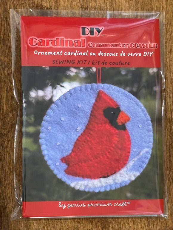 Cardinal Coaster/Ornament DIY Kit