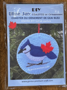 Blue Jay Coaster/Ornament DIY Kit