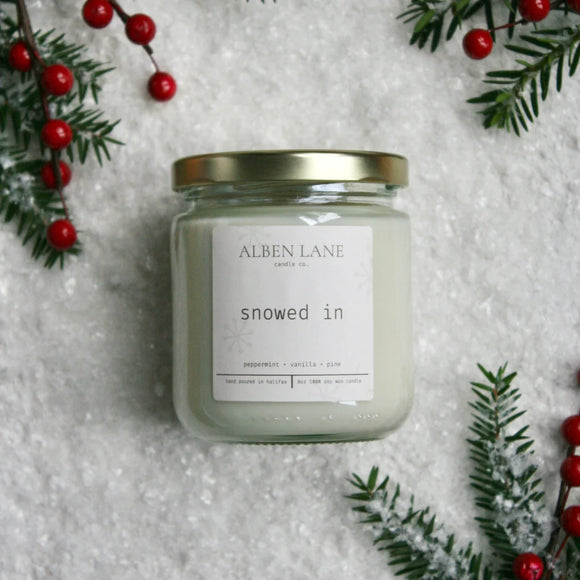 Snowed In- Alben Lane Candle Co