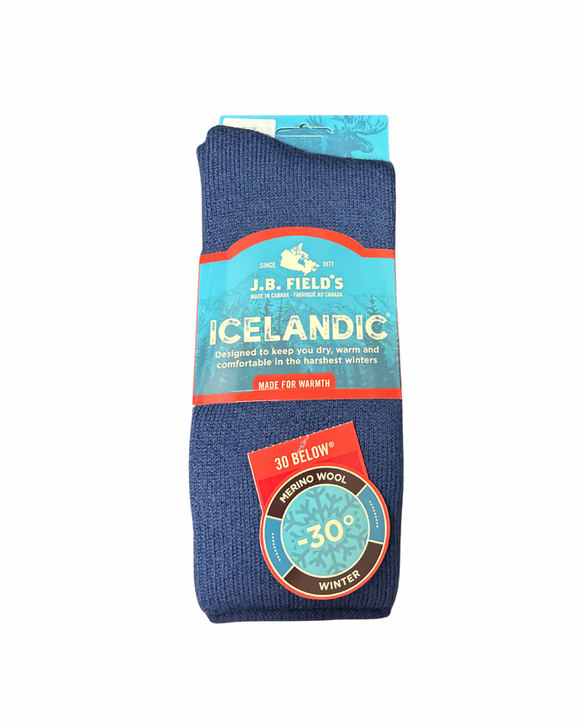 Icelandic Thermal Socks - Medium - Denim