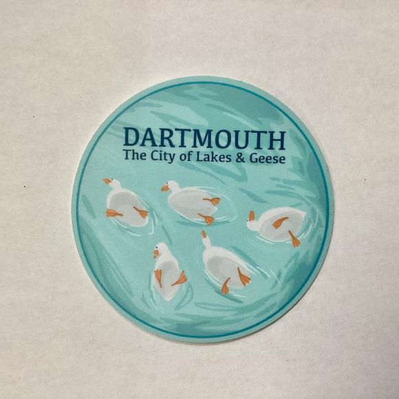 Dartmouth Geese Feet Sticker