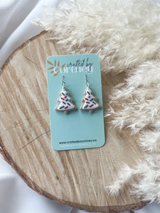 Sugar Cookie Tree Earrings