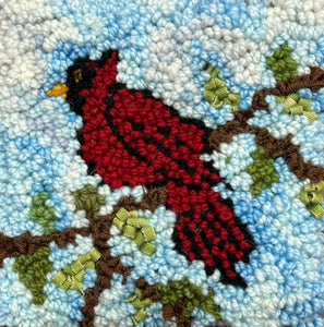 A Cardinal in Every Bush - Rug Hooking Kit