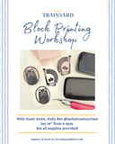 Block Printing Workshop on January 28