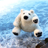 Polar Bear Needle Felting Kit