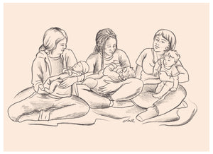Motherhood Date 8.5x11 Art Print