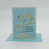 New Bud (Baby) Plantable Seed Greeting Card