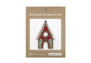 DIY Embroidery Gingerbread Ornament