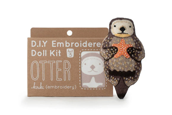 DIY Embroidery Kit - Otter