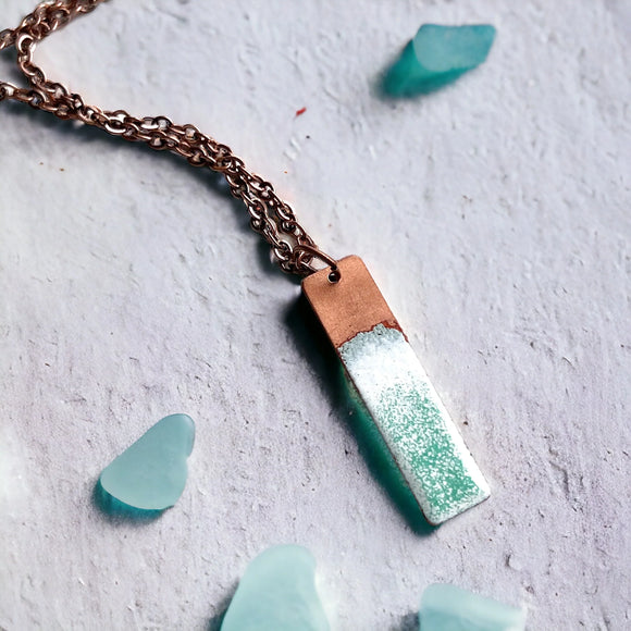 Seafoam Bar Necklace