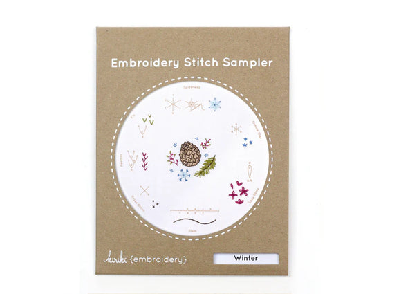 DIY Stitch Sampler - Winter