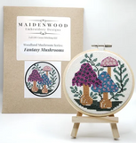 Fantasy Mushrooms DIY Cross Stitch Kit