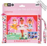 Ballerina Two Sided Travel Puzzle - 49 Pieces
