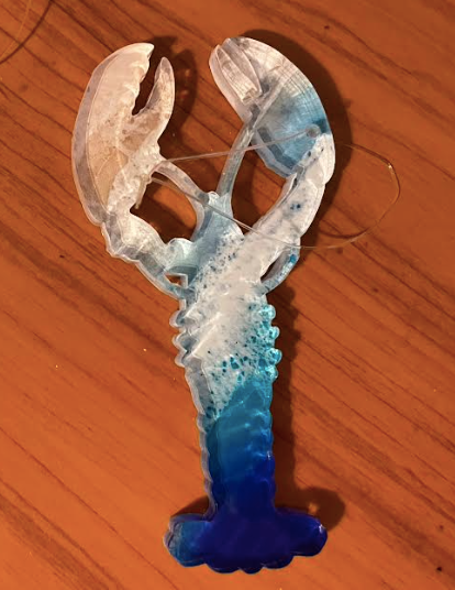 Ocean Acrylic Lobster Ornament