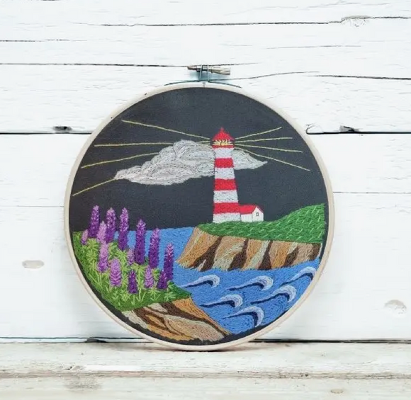 The Lighthouse DIY Embroidery Kit