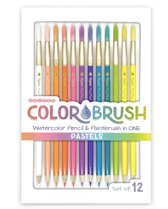 Watercolour Pencil and Paintbrush Set