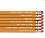 Teaching Is A Work Of Heart Pencil Set of 7