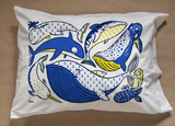 Whales and Mermaid Pillowcase