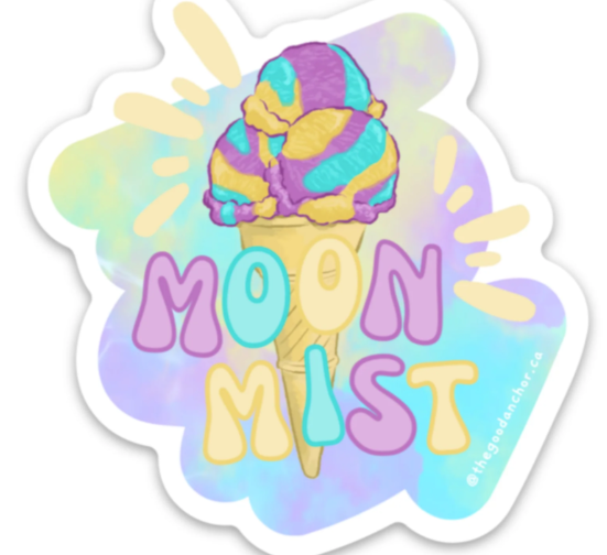 Moon Mist Vinyl Sticker