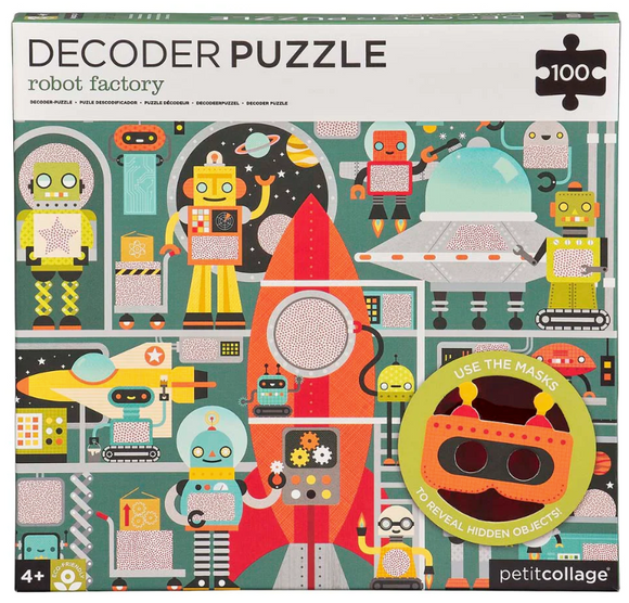 Robot Factory Decoder Puzzle - 100 Pieces