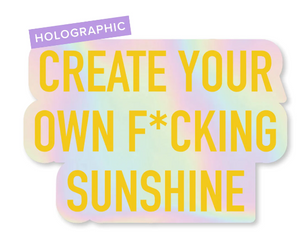 Create Your Own Sunshine Vinyl Sticker
