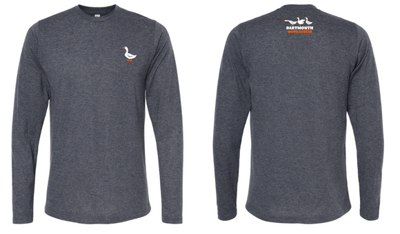 Unisex Goose Long Sleeve T-Shirt (Charcoal Grey)