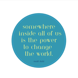 Power to Change The World (Small) Sticker