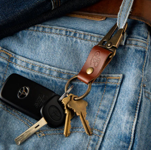 Leather Stubby Key Chain