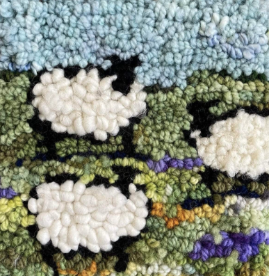 Sheep In Lavender DIY Rug Hooking Kit – Trainyard Store