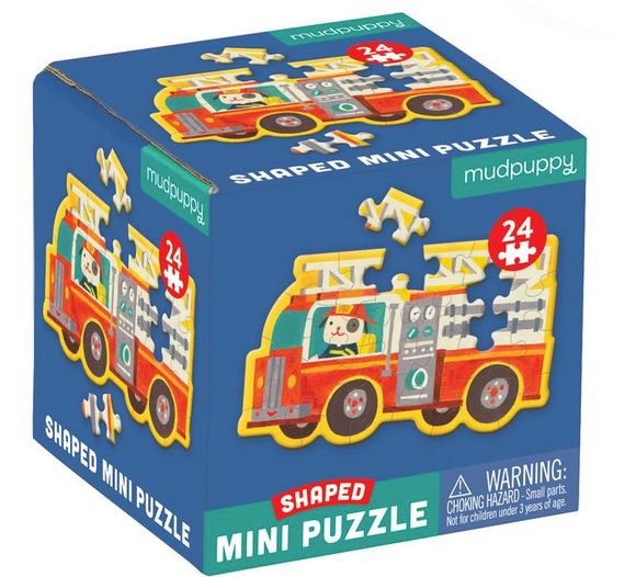 Mini Shaped Puzzles - Firetruck