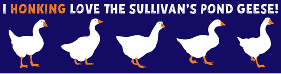 Sullivan's Pond Geese Bumper Sticker