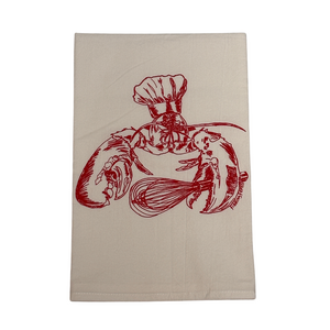 Lobster Chef Flour Sack Tea Towel