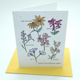 Wildflower Plantable Seed Greeting Card