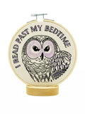 Owl - Read Past Bedtime DIY Embroidery Kit